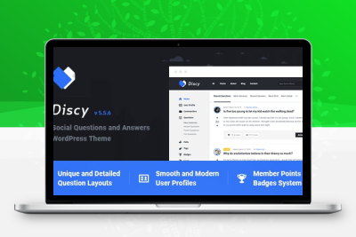 Discy主题下载wordpress在线问答社区主题知识共享平台主题