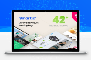 独立站主题下载Smartic主题电商产品着陆页WooCommerce主题