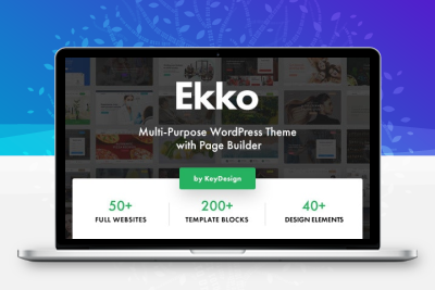 Ekko主题下载 WordPress主题 编辑器 多功能多用途响应式