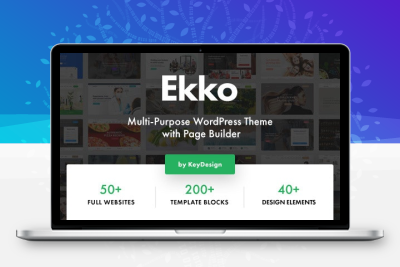 WordPress外贸建站Ekko主题多功能WordPress模板下载编辑器主题