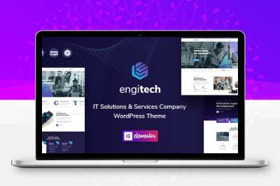 WordPress外贸模板Engitech主题  IT信息技术及解决方案主题模板