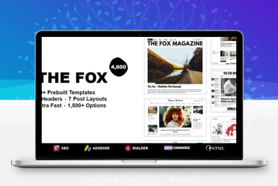 外贸站模板The Fox主题WordPress新闻杂志博客报纸主题下载