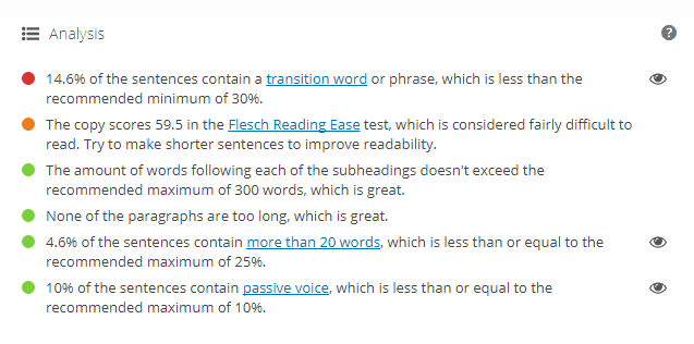 Readability-Analysis