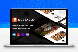 独立站外贸Gustablo主题WordPress餐厅酒店咖啡馆主题酒吧网站模板下载