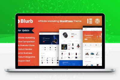 外贸建站模板Blurb主题WordPress分销联盟主题模板