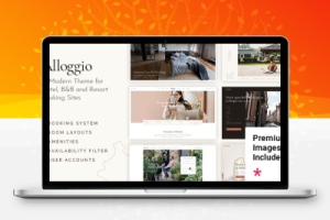 跨境网站建设Alloggio主题酒店度假村官网预订主题WordPress旅行生活