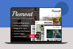 外贸主题Piemont主题WordPress旅行生活方式响应式博客模板