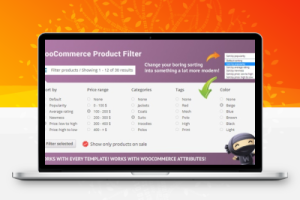 WordPress主题插件WooCommerce Products Filter 商品自定义属性过滤插件
