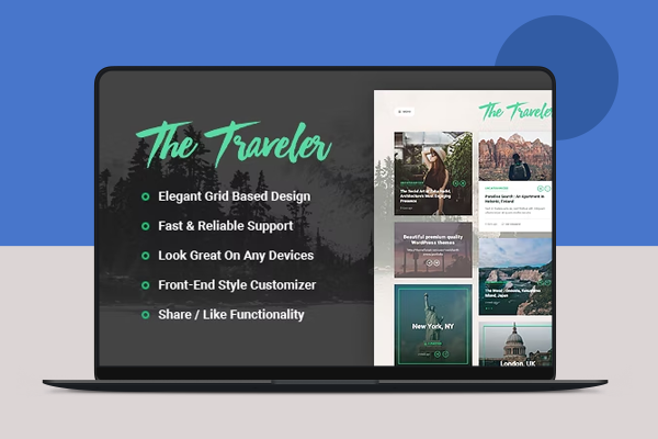 跨境网站建设Traveler主题WordPress旅行预订网站模板下载