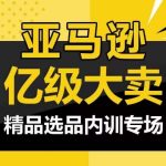 亚马逊亿级大卖-精品选品内训专场，亿级卖家分享选品成功之道