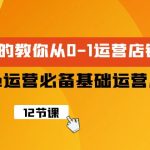 （9993期）Shopee-运营必备基础运营店铺打造，多层次的教你从0-1运营店铺