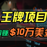 王牌项目月入10W美金，2024最新国外挂机撸U项目，全程无人值守，可批量放大！