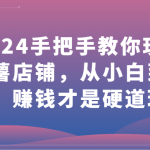 2024手把手教你玩转红薯店铺，从小白到大神，赚钱才是硬道理！