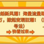 抖音AI壁纸新风潮！海量流量助力，轻松月入2万，掀起变现狂潮
