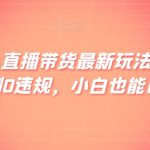 快手无人直播带货最新玩法，简单上手，亲测0违规，小白也能日入300+【揭秘】