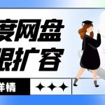 （8529期）外面收费688的百度网盘无限全自动扩容脚本，接单日收入300+【扩容脚本+…