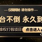 维权打假项目，电商平台不倒，项目长久到老，零投入，高回报（仅揭秘，勿操作）