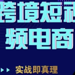 TikTok短视频底层实操，海外跨境电商短视频实战课程（价值2980元）