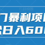 适合小白操作的冷门暴利项目，十分钟五个原创视频，轻松日入600+【视频教程】