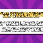 [网络营销]产品文案课痛苦60讲，用户视角形成正确文案观，让你写文案突飞猛进