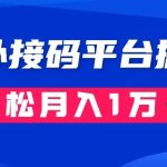 （8058期）通过国外接码平台掘金卖账号： 单号成本1.3，利润10＋，轻松月入1万＋