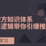（7950期）引力魔方知识体系，从底层逻辑带你引爆荐推流量！