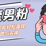 （7112期）引流男粉+小白也能暴力变现的思路与实操