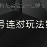 梅花实验室社群连怼玩法第三期轻原创玩法+测素材方式