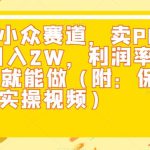 闲鱼虚拟小众赛道，卖PDD砍一刀月入2W，利润率80%，有手就能做（附：保姆级实操视频）