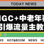 AIGC+中老年赛道引爆公众号流量主，日入5000+不是问题【揭秘】