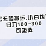 （6496期）百家号无脑搬运,小白也可操作，日入100-300，可矩阵