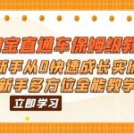 （6286期）2023淘宝直通车保姆级教程：新手从0快速成长实操，新手多方位全能教学