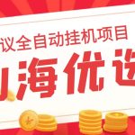 （6188期）山海优选独家全自动协议挂机项目 单号利润300+多号多撸无限做号