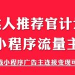 （6084期）外面割499的快手小程序项目《解密触漫》快手小程序流量主变现可月入过万