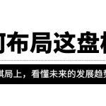 （6044期）某公众号付费文章《如何布局这盘棋》在浩瀚的棋局上，看懂未来的发展趋势