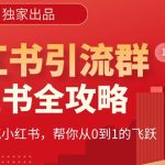 （5595期）【白龙笔记】价值980元的《小红书运营和引流课》，日引100高质量粉