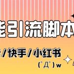 （5382期）最新抖音快手小红书引流系统，解放双手，全自动引流（脚本+详细教程）