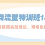 （5232期）电商流量特训班18.0，直引万流量破局实操玩法，现场出数据拿结果