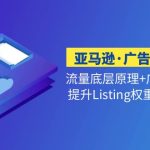（5048期）亚马逊·广告投放技巧流量底层+广告漏斗逻辑+提升Listing权重 Acos<10%