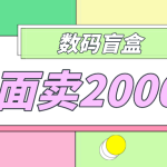 （4942期）外面卖188抖音最火数码盲盒项目，自己搭建自己玩【全套源码+详细教程】