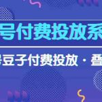 视频号付费投放系统课，视频号豆子付费投放·叠投打法（高清视频课）