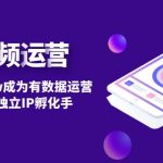 （4758期）短视频自然流IP第2期：从0到月入5w成为有数据运营变现赚钱独立IP孵化手