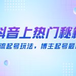 （4650期）抖音上热门秘籍：15种自然流起号玩法，博主起号最新流量密码