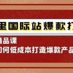 （4054期）阿里国际站爆款打造系列精品课，教你如何低成本打造爆款产品