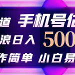 （10154期）抖音不出境直播【手机号估值】最新撸音浪，日入5000+，简单易学，适合…