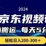 （10900期）最新京东视频带货，无脑搬运，每天5分钟 ， 轻松日入200-300＋