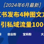 小红书发布这4种图文，就能日引私域流量100+