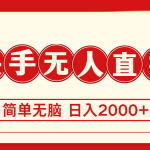 （11491期）快手美女跳舞，简单无脑，轻轻松松日入2000+