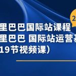 阿里巴巴国际站课程，阿里巴巴国际站运营基础课程（19节视频课）