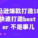 亚马逊爆款打造10大招，快速打造best seller 不是事儿